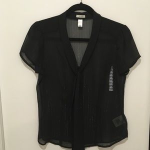 Old Navy Sheer Button Down Shirt